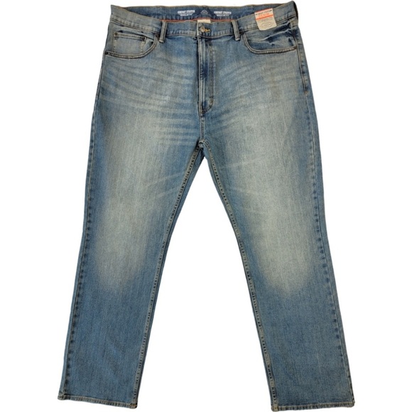 NWT St.John Bay Mens Comfort Stretch Regular fit Medium Wash jeans size 42 x 32 - Picture 1 of 12